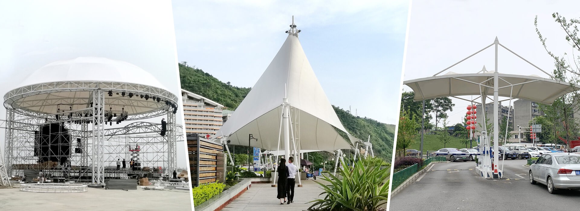 Tensile Membrane Tents